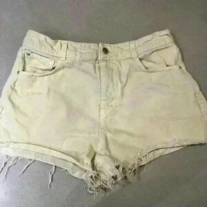 Zara yellow tye dye shorts